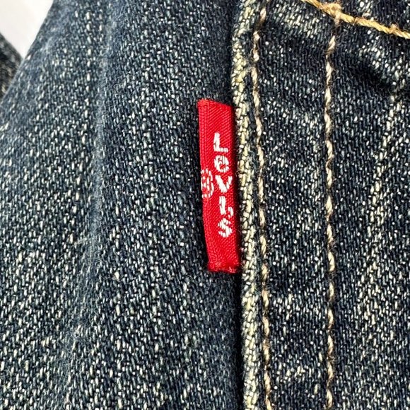 Levi Strauss Men's Size 32x30 Red Tag 505 Straight Fit Denim Blue Jeans Preowned - Picture 14 of 14